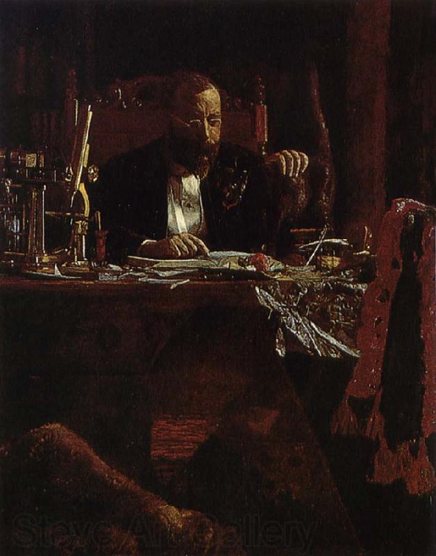 Thomas Eakins The Professor Norge oil painting art